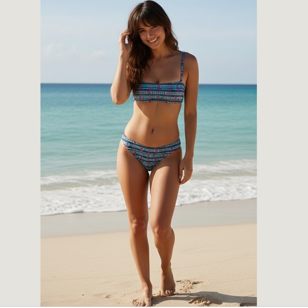 Billabong Hipster Mozaic Bikini Bottom Only